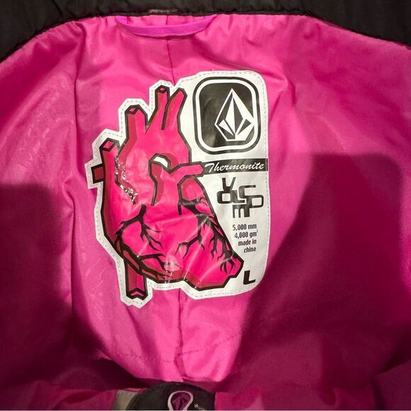 NWT Volcom HARD HEART PANT STYLE # H125400 Women’s Snowboard Pants L - Picture 8 of 12